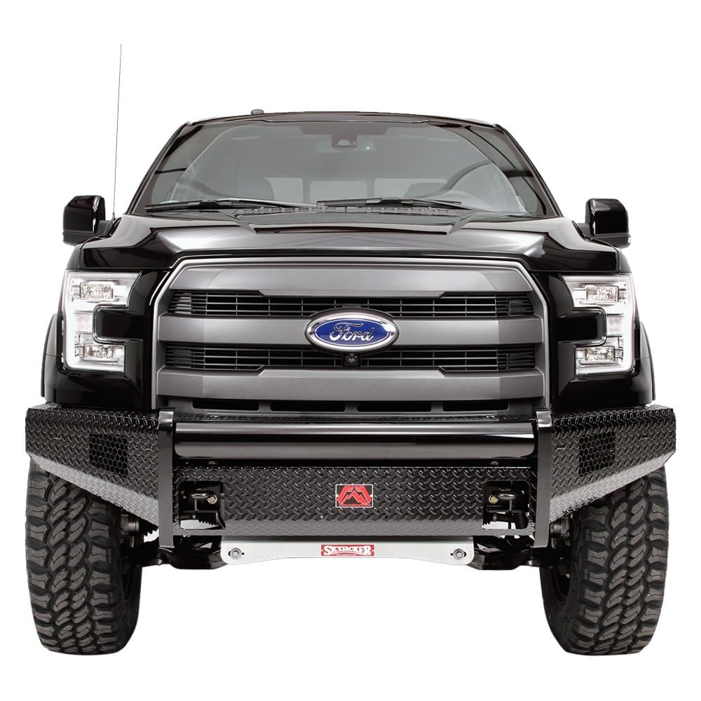F150 Raptor 18-C Adaptive Cruise Control Relocation Bracket Black Steel Bumper