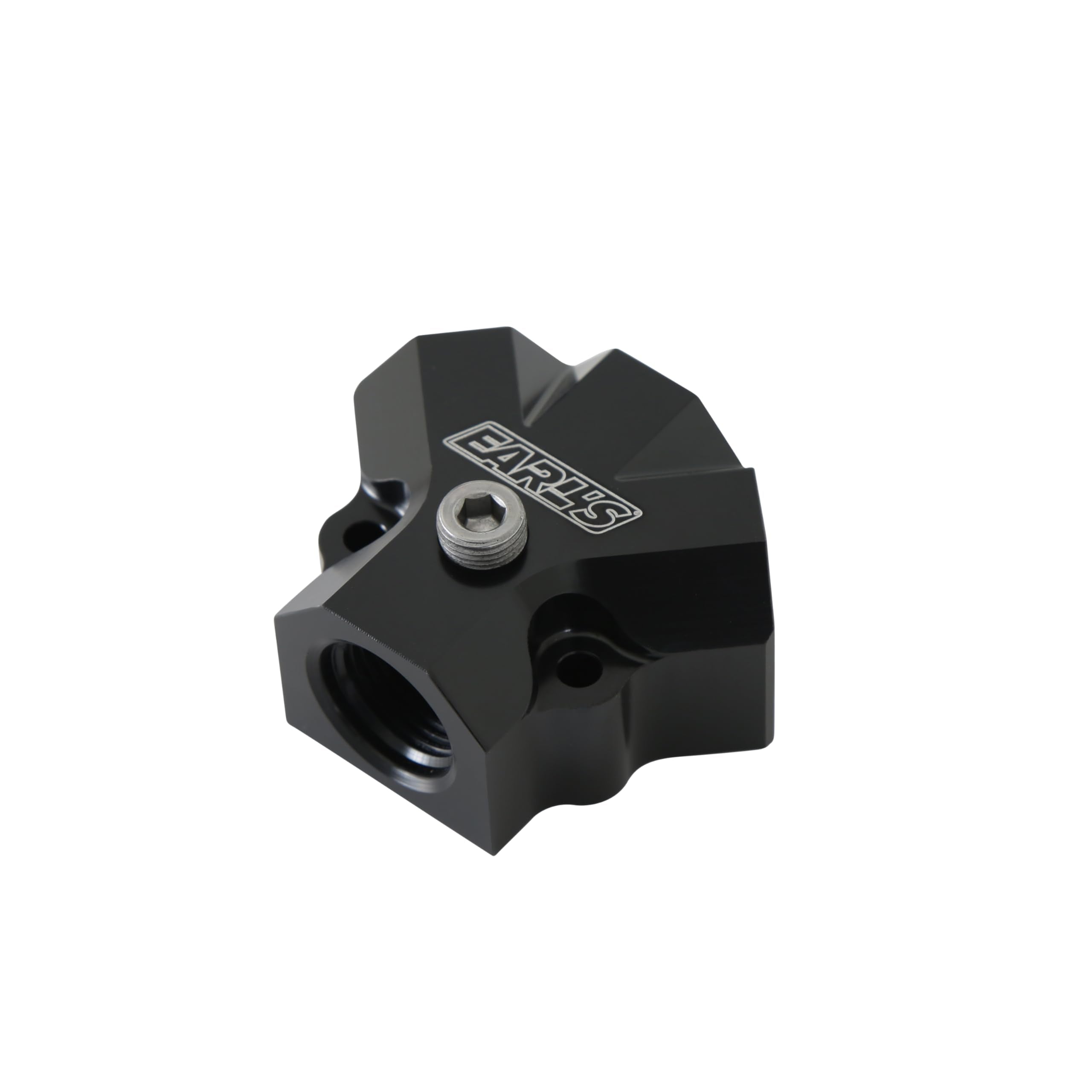 Distribution Block Earl's -8 O-Ring Port To 3 X -6 O-Ring Port