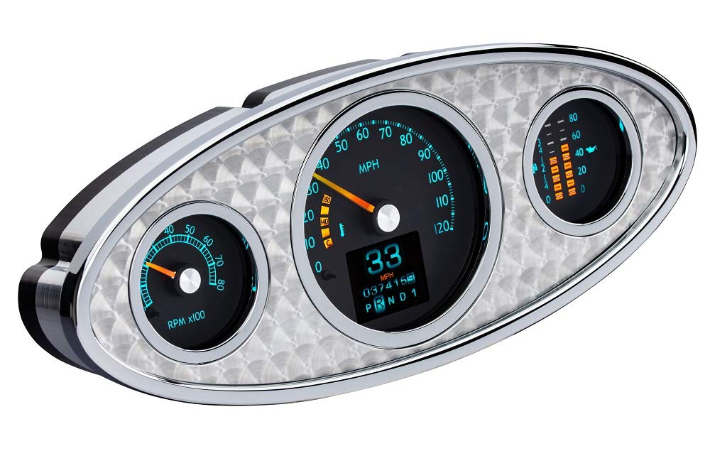 Dakota Digital Retrotech RTX-32F-X Gauge Instrument System Compatible with 1932 Ford Car