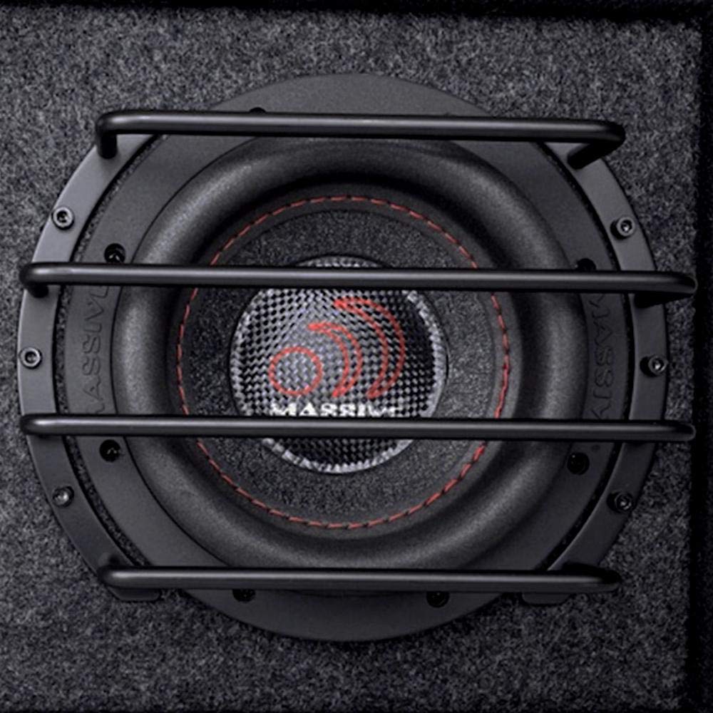 GRILL6 Massive Audio 6.5-Inch Subwoofer Grill | Deep-Set Anodized Steel Protective Speaker Cover - Heavy-Duty Mesh Guard for Car Audio – Universal 6.5" Sub Protection