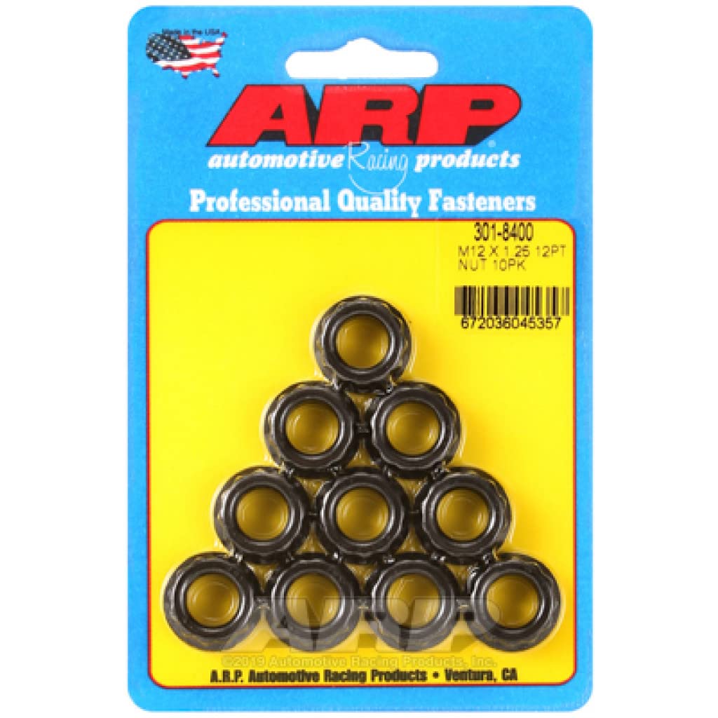 ARP 12PT Nut Kit 301-8400 M12 x 1.25 (5/8 Wr)