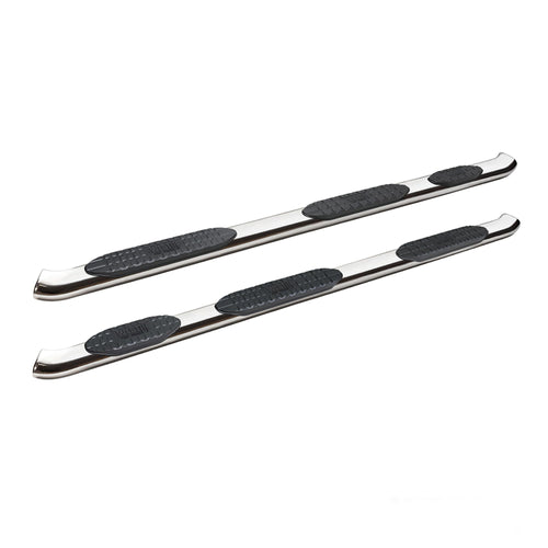 Westin PRO TRAXX 5 Oval Wheel to Wheel Nerf Bars fits 2019-2025 Ram 1500 6'5" Quad Cab Bed (Exc 1500 Classic) Stainless Steel Pair