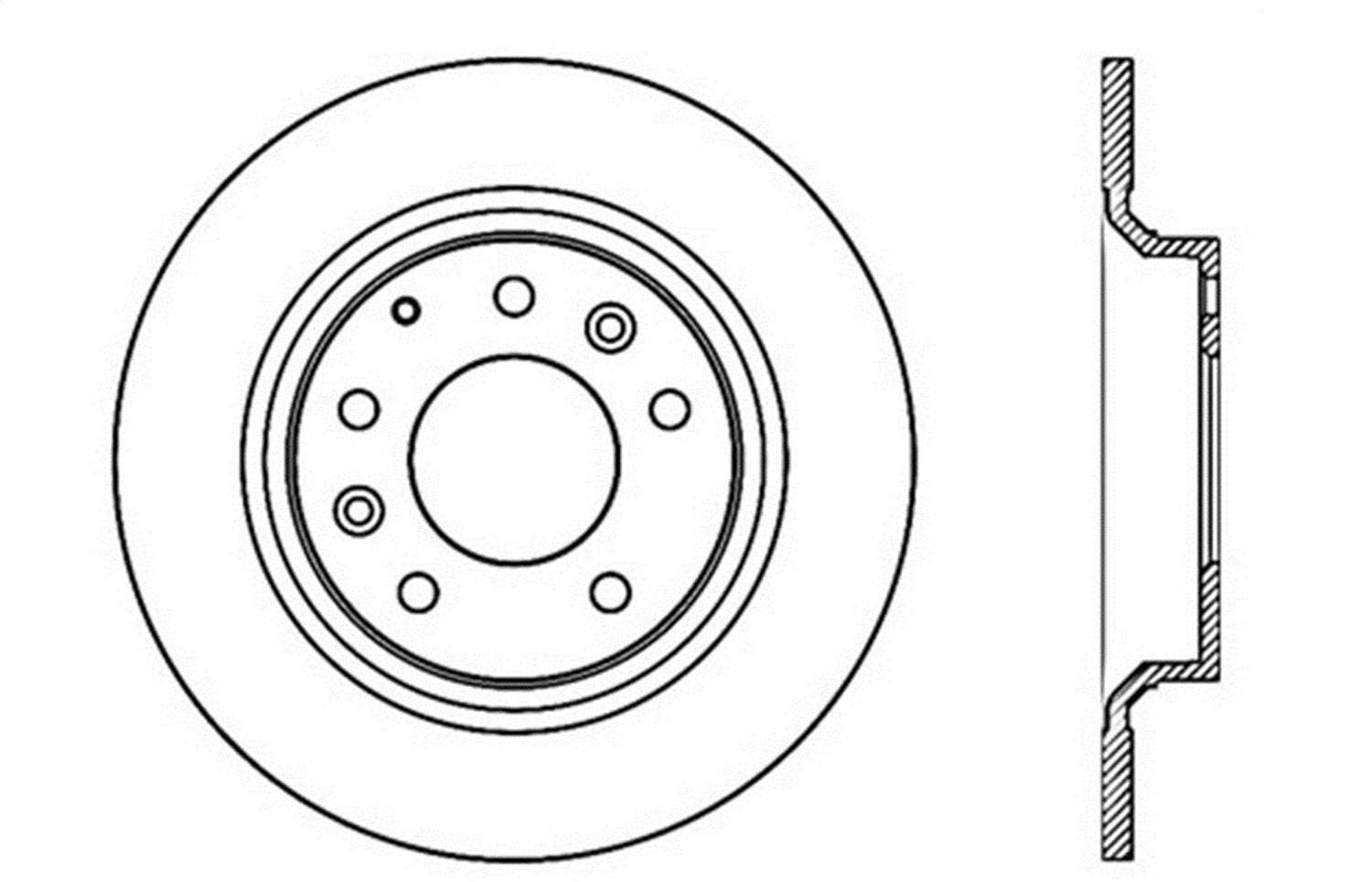 Brake Rotor StopTech (128.45064CR)