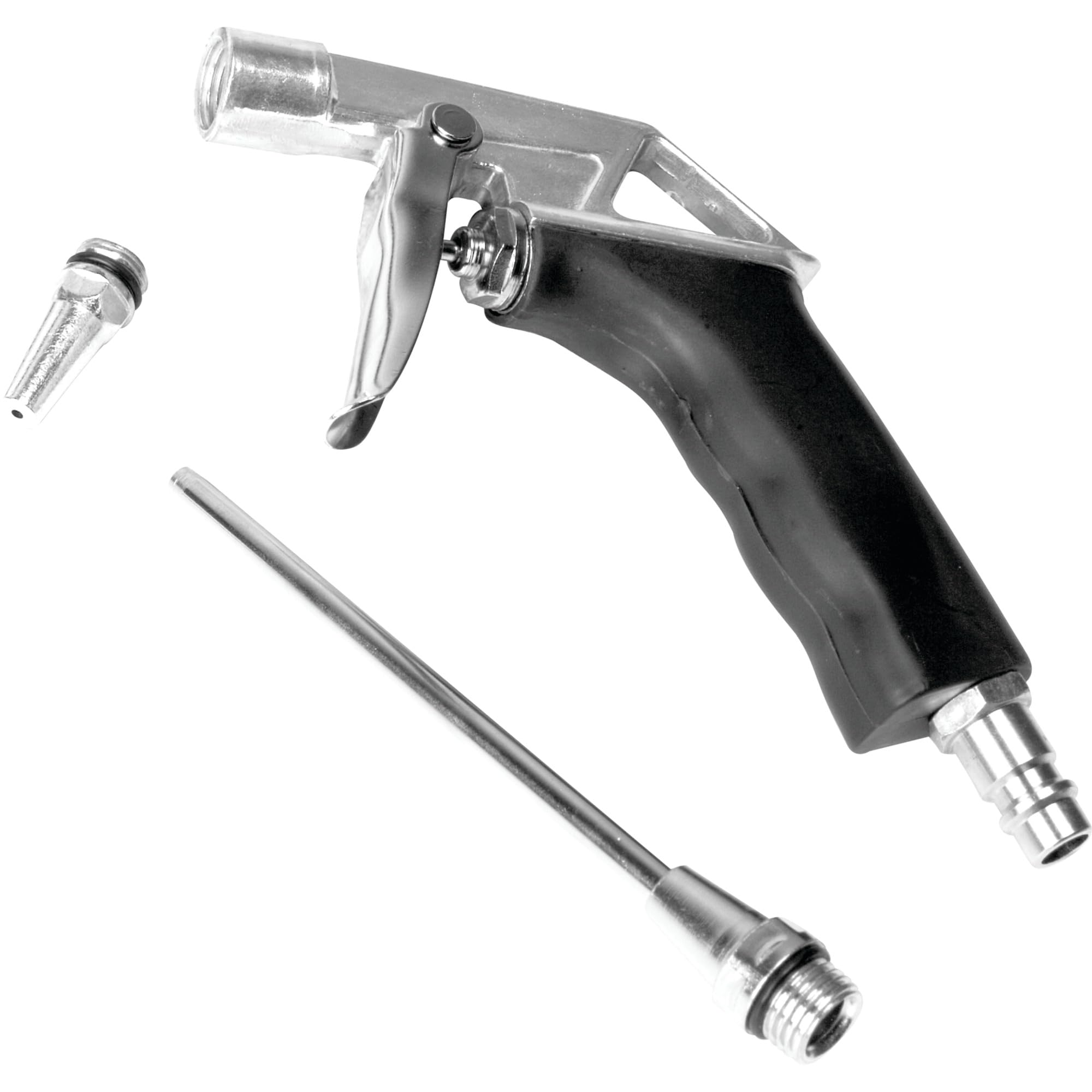 Quick Connect Performance Tool M686 Grease Gun Accessory Set - Includes Extension Nozzle, Comfort Grip Handle, and Coupler