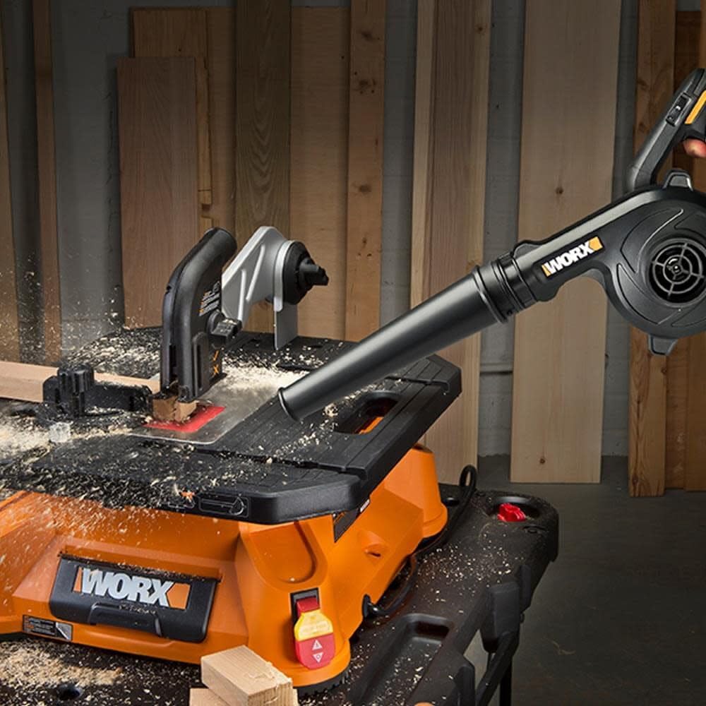 20V Worx Power Share Cordless Shop Blower Kit