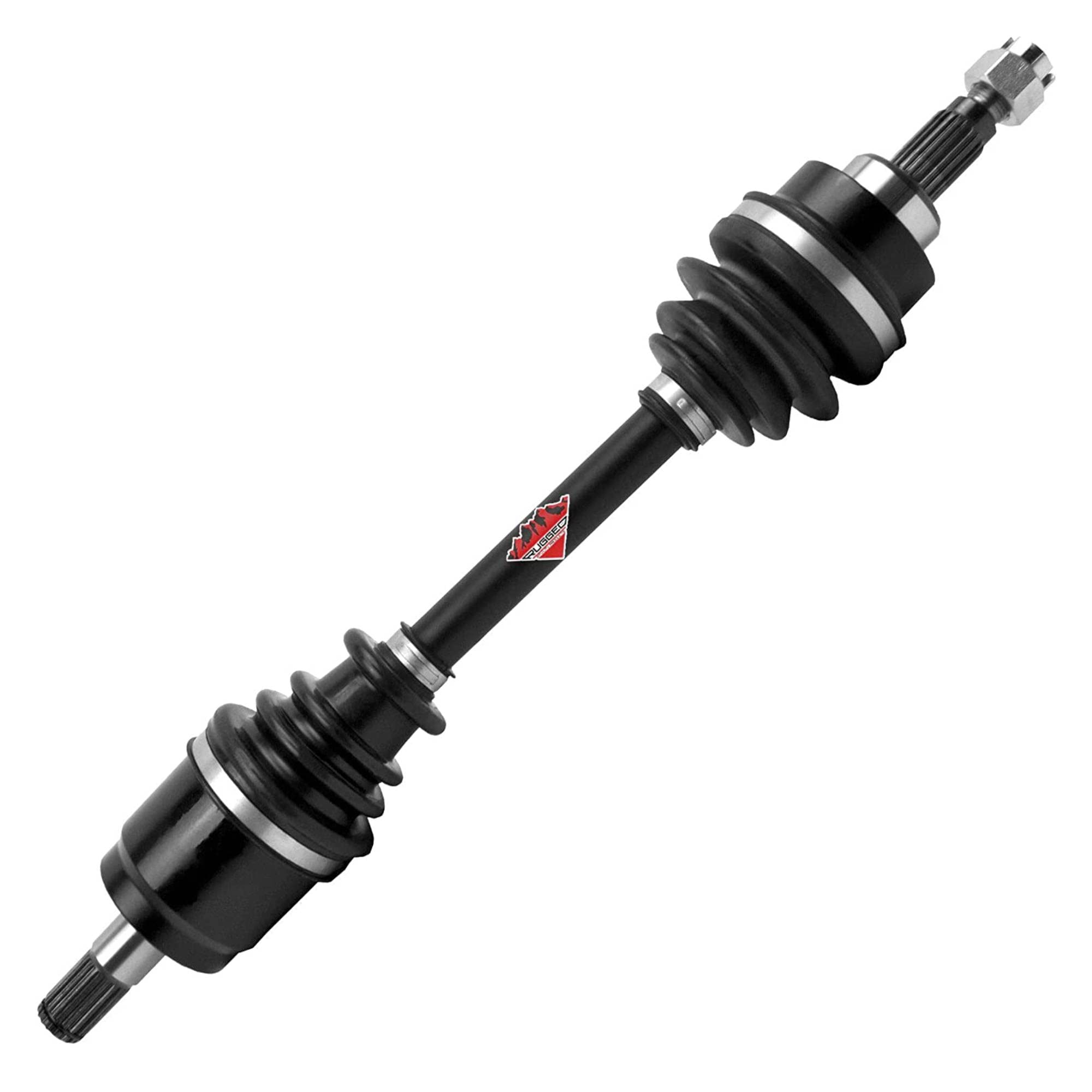 Front Left/Right Rugged Performance Axle for (2004-07) Honda TRX400, In CNC Precision Components, Stainless-Steel Clamps Coated for High Protection OEM: 44350-HN7-003, 44250-HN7-003, 42220-HM7-003