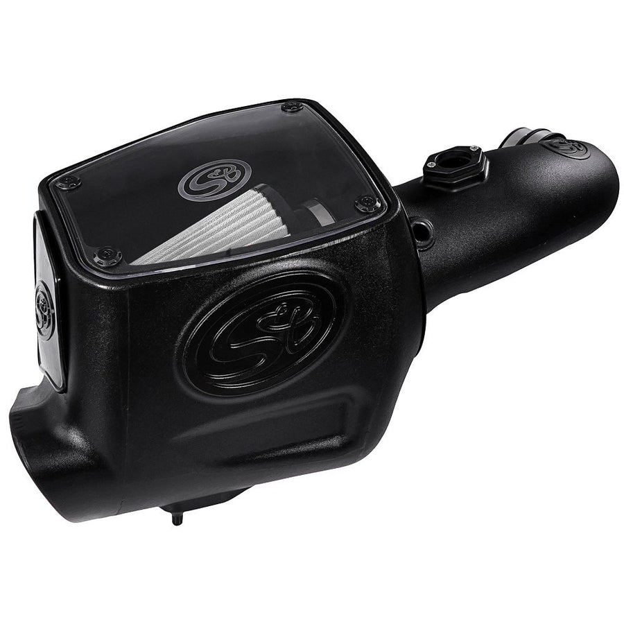 Cold Air Intake S&B Filters 75-5105D For 2008-2010 Ford Powerstroke 6.4L (Dry Extendable Filter)