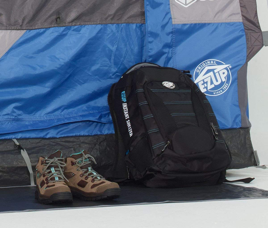 Camping Cube E-Z UP 6.4, Converts 10' Straight Leg Canopy into Camping Tent (Canopy/SHELTER NOT Included), Splash