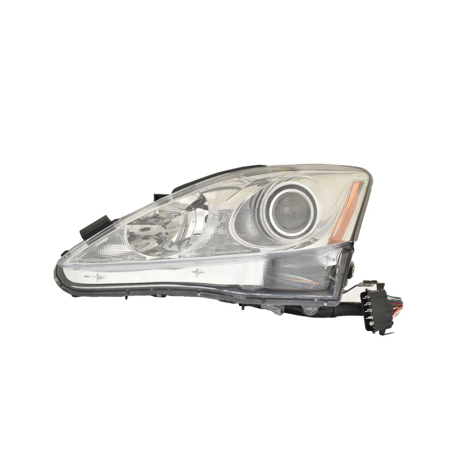 DEPO DOT Certified ACK Lamp For IS 250 / IS 350 Lexus 2009 2010 09 10 Headlight HID with ADAPTIVE FRONTLIGHT SYSTEM Driver Side CAPA | 81070-53390 | LX2518124C