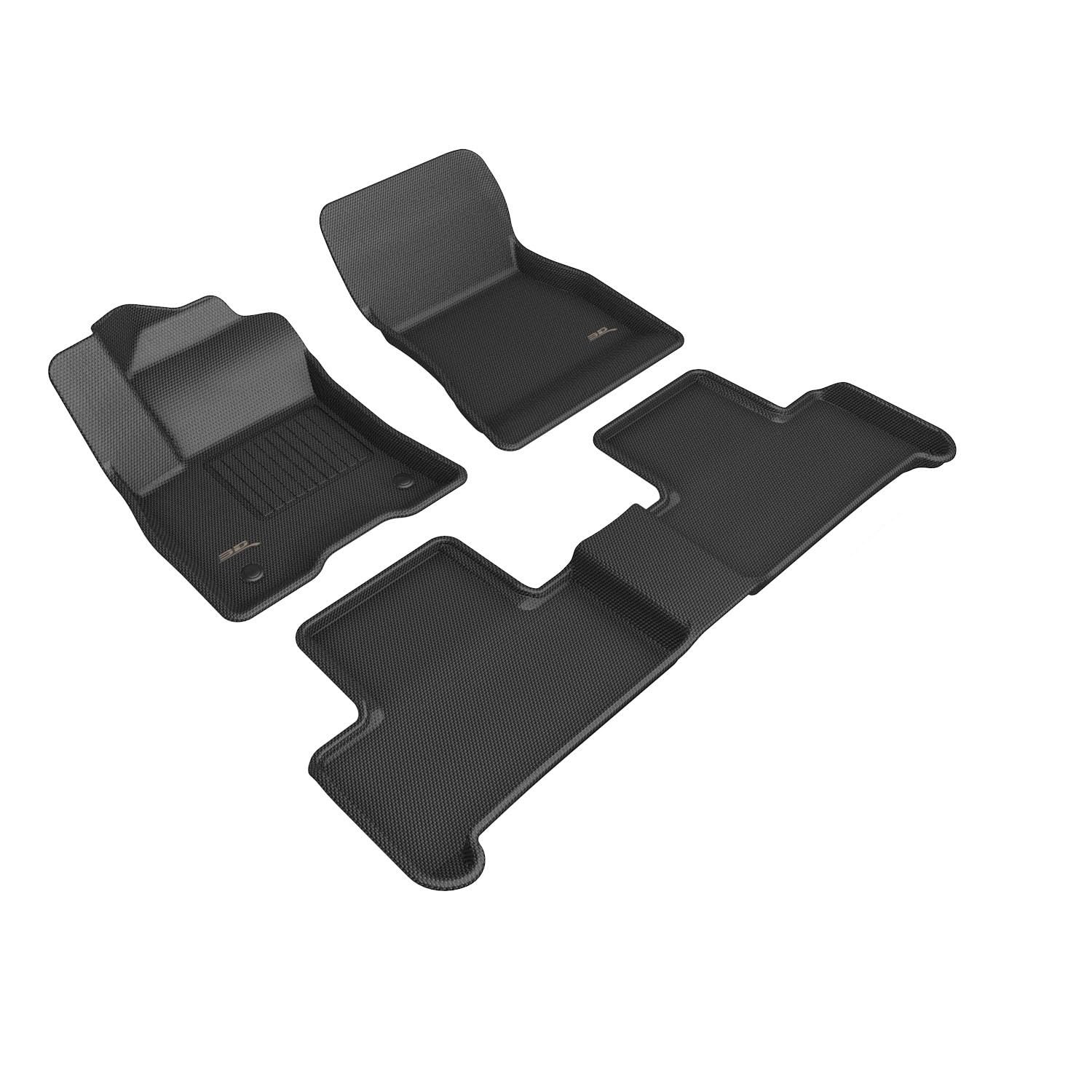 3D MAXpider Kagu Custom Fit Floor Mat (Black) Compatible with Mercedes-Benz EQB 5-Seat (X243) 2022-2026 – R1 R2