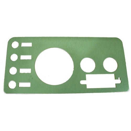 Rugged Ridge CJ Gauge Cover for Jeep | Stainless Steel, Stainless | 11124.01 | Fits 1976-1986 Jeep