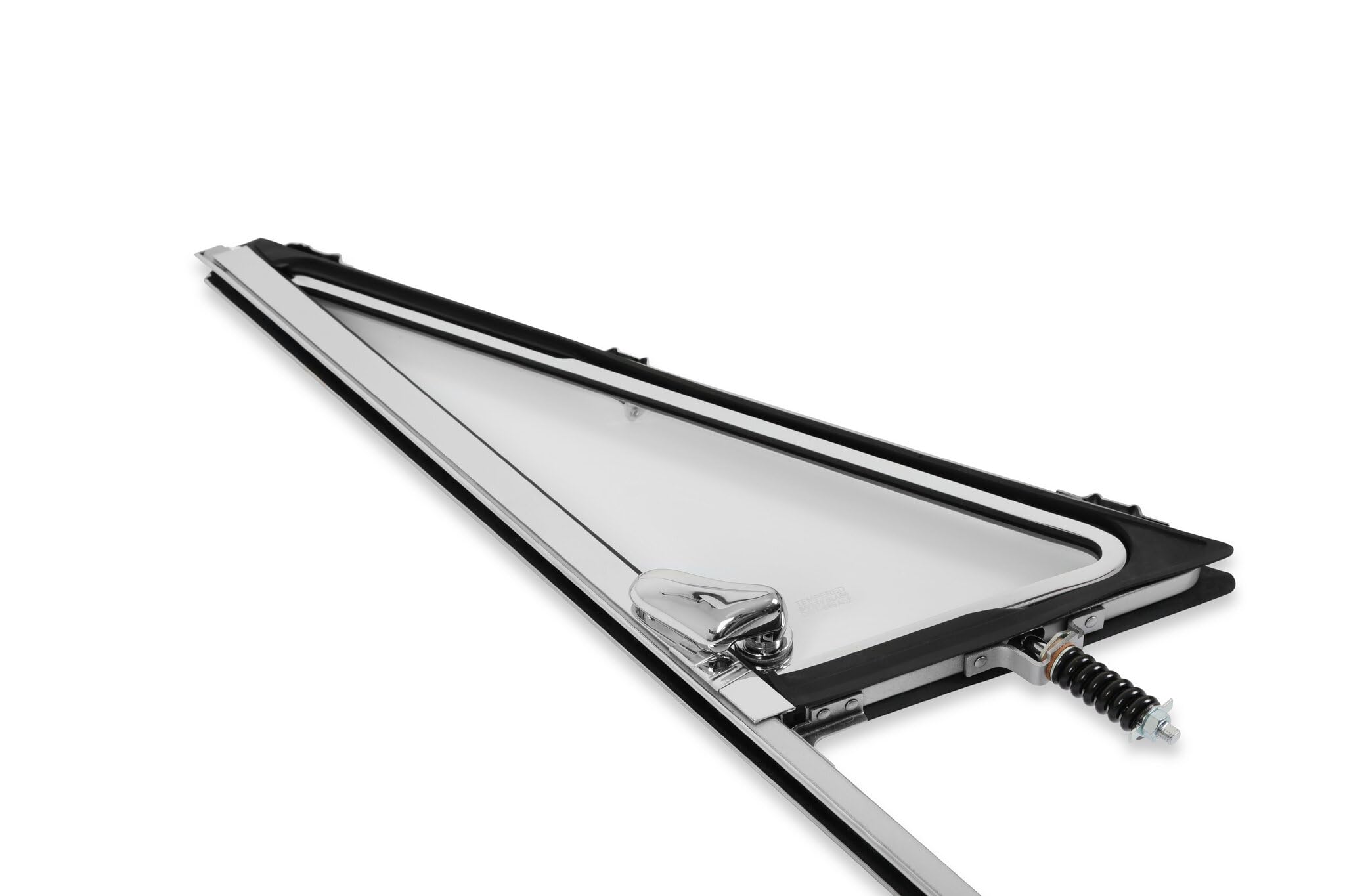 VWA72LHCLEAR Brothers Trucks Vent Window Assembly - Chrome - Clear - Left