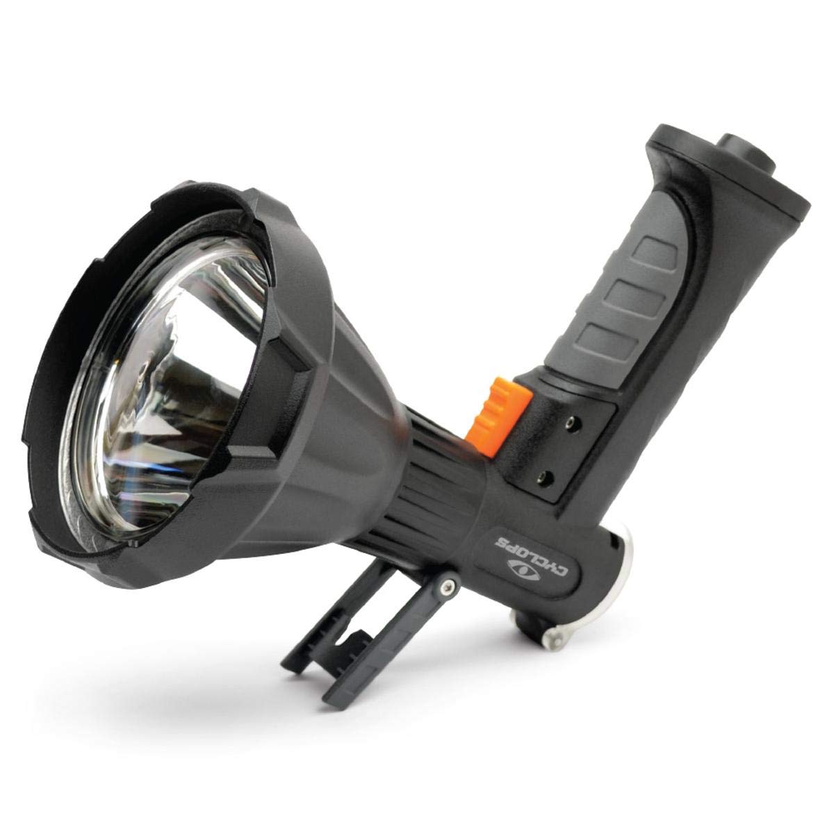 Rechargeable Cyclops Portable Handheld Tri-Mode Illumination RS 1600 Lumens Spotlight Flashlight with DC 12-24V Car Charger/Adapter