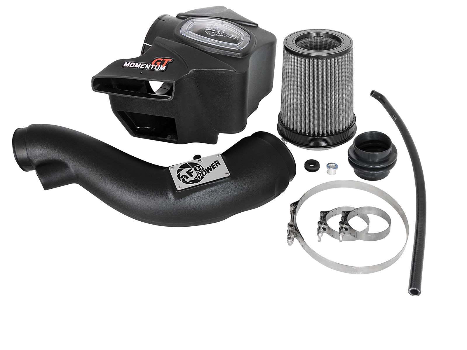 Momentum GT aFe POWER Cold Air Intake System w/Pro DRY S Filter, #51-76214, Black