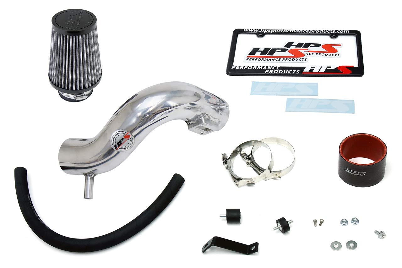 Shortram HPS Polish Air Intake Kit Cool Ram Compatible for 2009-2014 Nissan Cube 1.8L, 827-186P