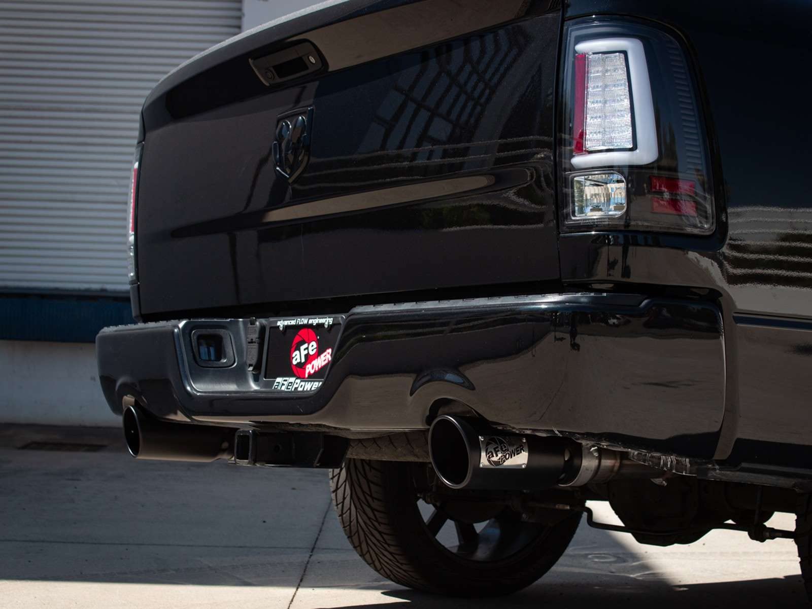 Gemini XV aFe POWER 49-32083-B Cat-Back Exhaust System w/Cut-Out, 3" 304 Stainless Steel, Black Tips, for 2009-2019 Dodge/RAM 1500