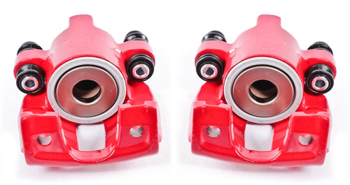Power Stop S4678 Rear Pair of High-Temp Red Powder Coated Calipers for Expedition, F-150, F-150 Heritage, F-250, Blackwood, Navigator, Town Car [Model Specific]