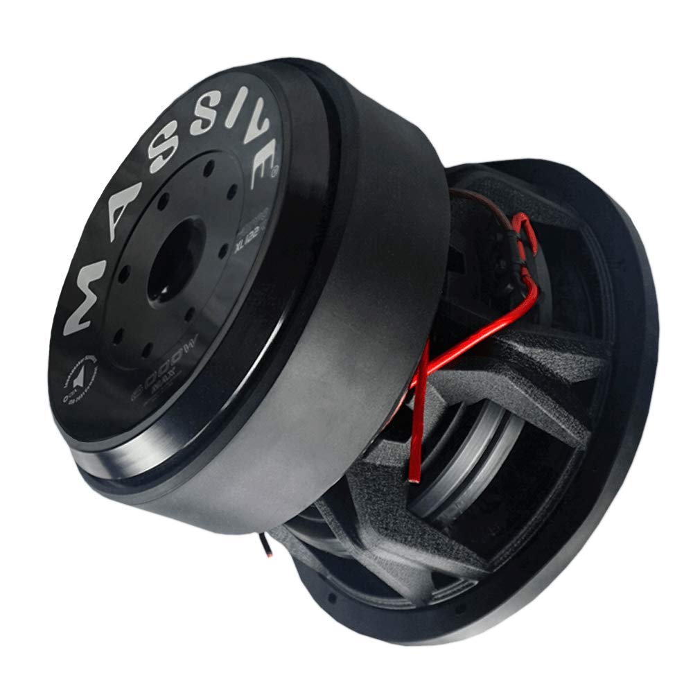 12" Massive Audio 6000 Watt Subwoofer Dual 2 Ohm Voice Coil HIPPOXL122R