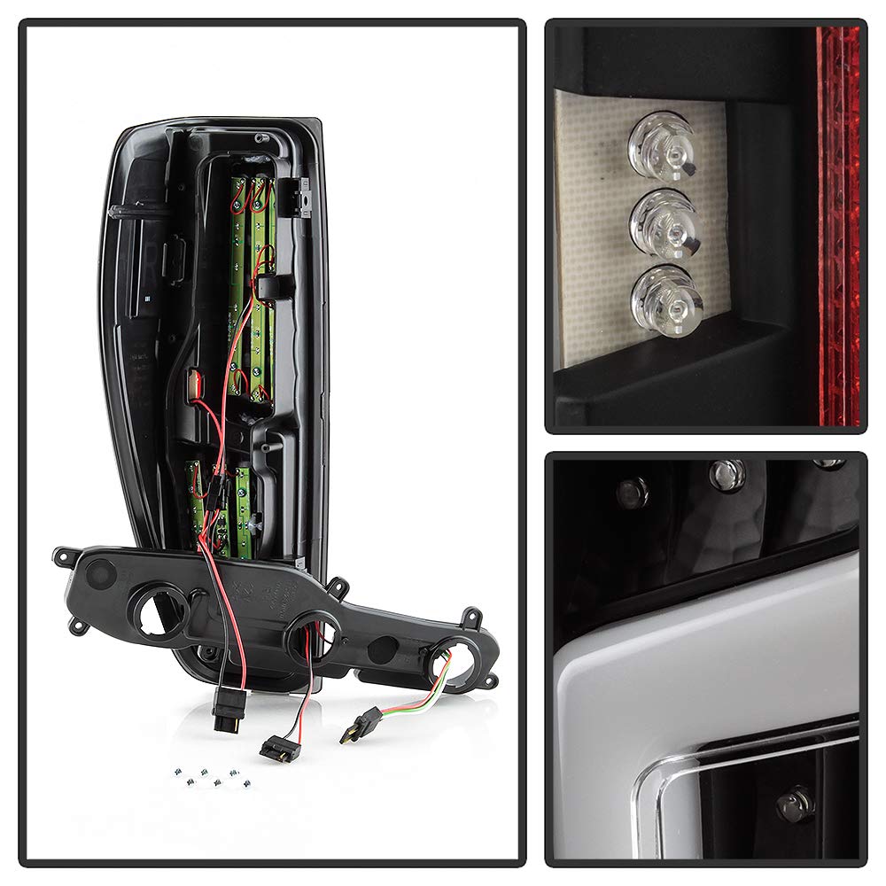 LED Tail Lights Xtune (ALT-ON-CCO04-LED-BK), Black