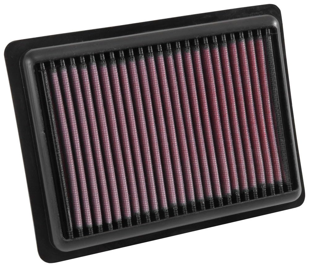 K&N Engine Air Filter: Premium, Reusable, Washable, Clean Every 75,000 Miles, Replacement Car Air Filter: Compatible with 2015-2020 CHEVROLET/OPEL/VAUXHALL/HOLDEN (Spark, Karl, Viva), 33-5043