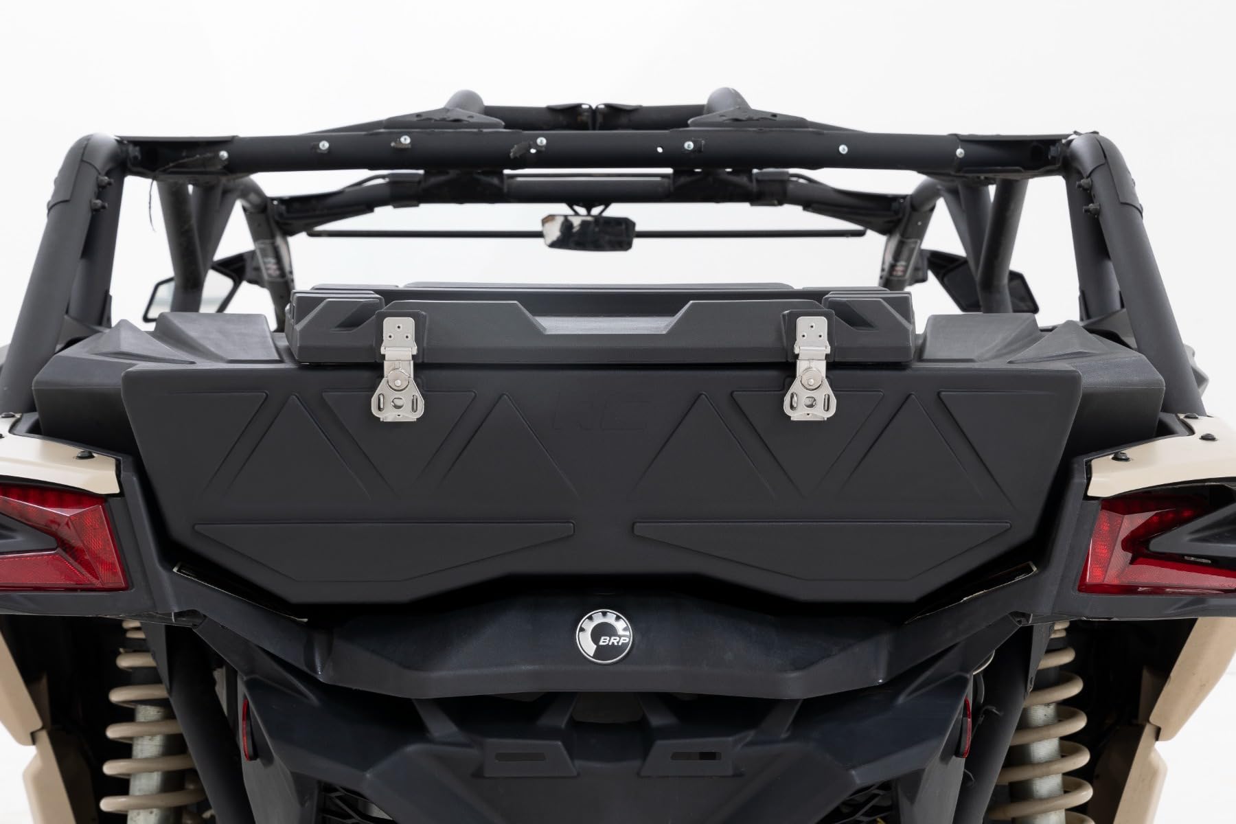 Rough Country Cargo Box Rear Bed for Can-Am Maverick X3 (2 & 4-Seat Models) - 45-Gallon Storage Capacity, Watertight Seal, High-Impact UV-Resistant, Lockable Latches