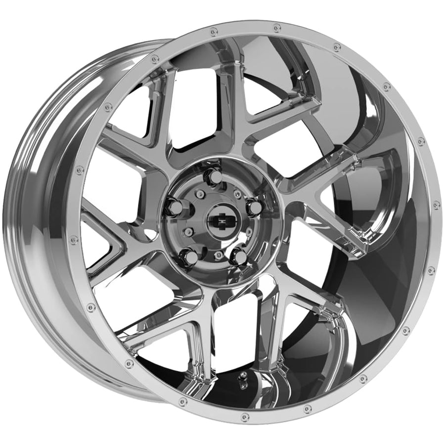 20x10 Vision 360 Sliver -25mm Chrome Wheel Rim 20" Inch