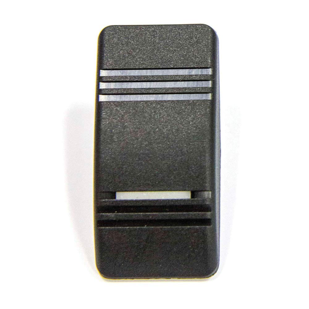 Sierra International Lens Replacement RK22120 Actuators for Illuminated Weather Resistant Contura III Rocker Switches (Pack of 2), Black