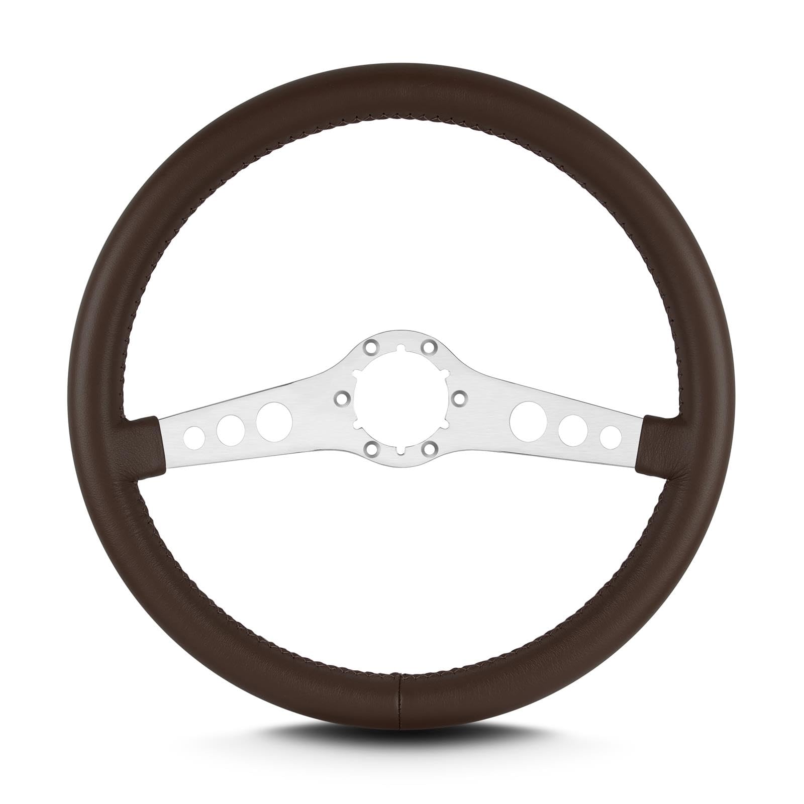 Lecarra 14" Brushed Ss Standard Grip Brown 65502