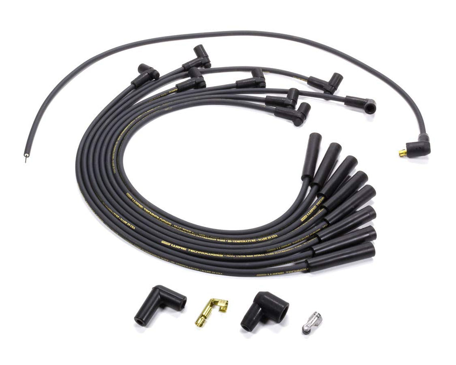 Moroso Black Mag Tune 9875M Spark Plug Wire Set, Fits Big Block Chevy w/HEI Distributor and Straight Plug Ends