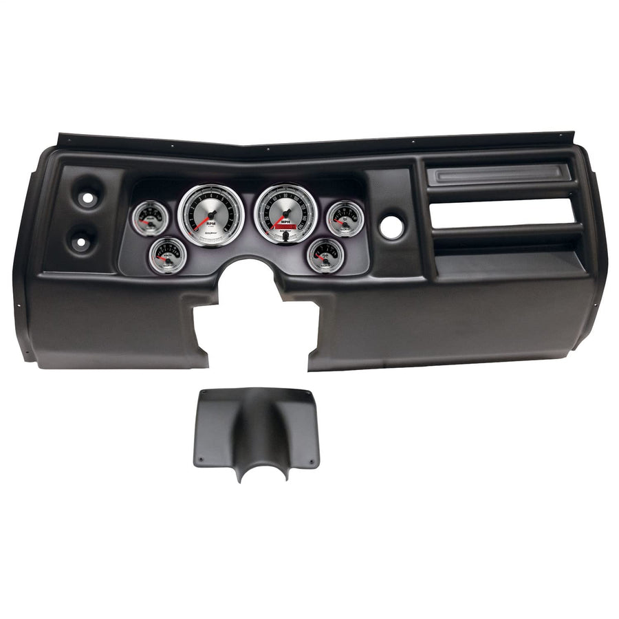 AutoMeter Dash Kit Direct Fit, (3 3/8" X2, 2 1/16" X4), Chevy Chevelle No Vent 68, American Muscle (2901-01)