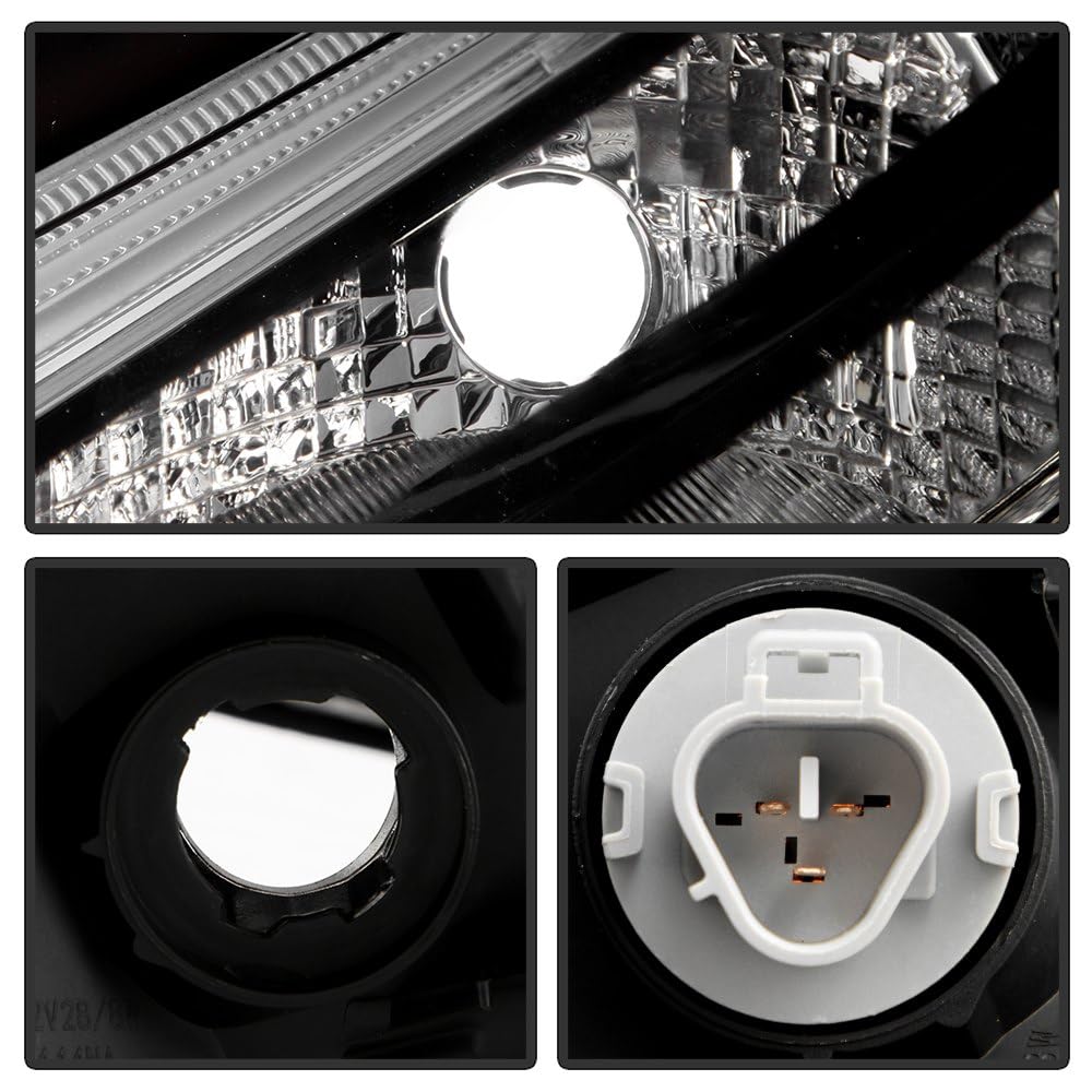 Nissan Rogue 21-23 Spyder (xTune) Upper Halogen Signal/LED DRL Headlight - OE Left