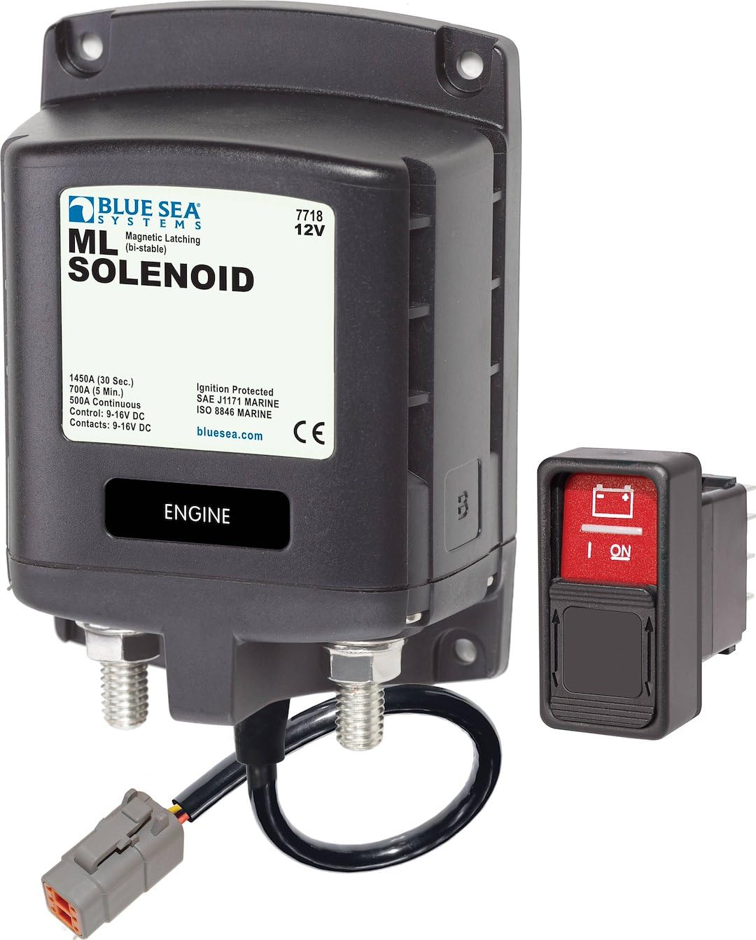 7718100BSS Blue Sea Systems Solenoid Ml 12v DTM