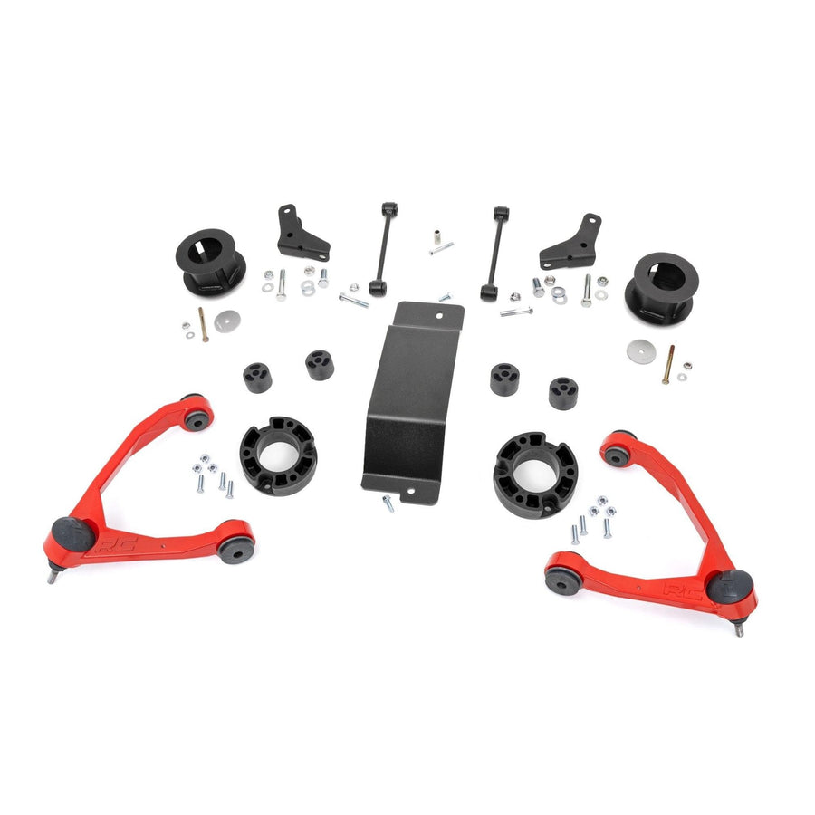 3.5" Lift Kit Rough Country for 2007-2020 Chevy/GMC SUV 2WD/4WD - 19331RED