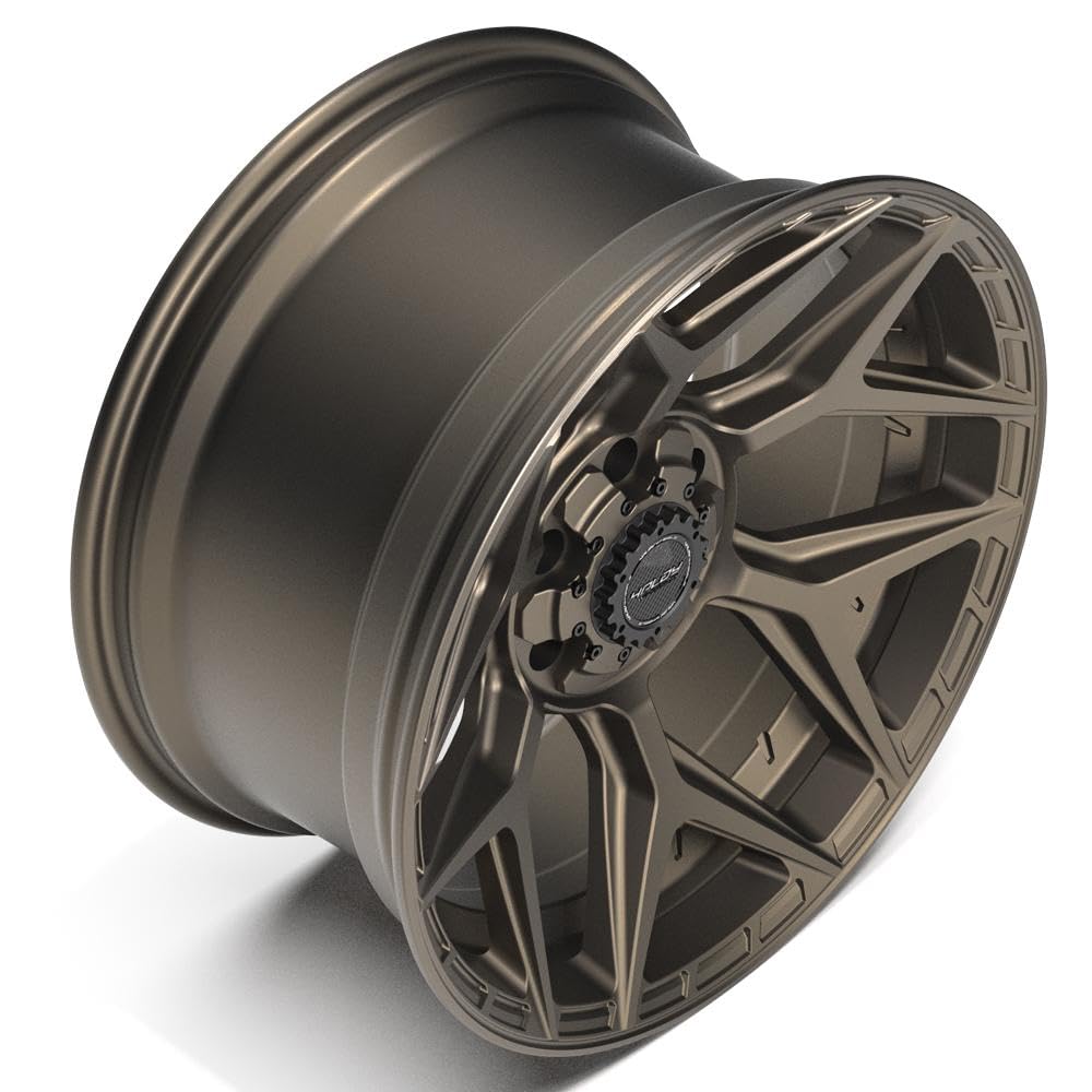 20 Inch 4PLAY Wheels Rim 4P06 Fits 6x135 & 6x139.7 20x10 Satin Bronze (1)