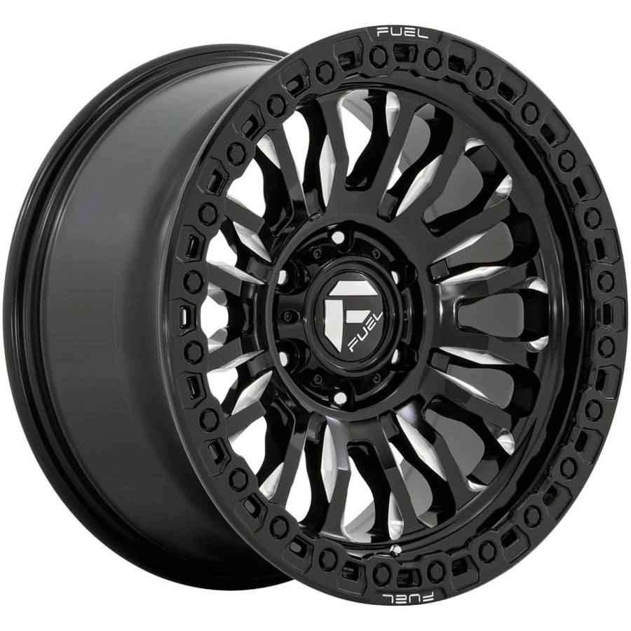 FUEL OFF-ROAD 18X9 FC857 RINCON 8X170 4.53-12mm GLOSS BLACK MILLED - FC857BE18908712N