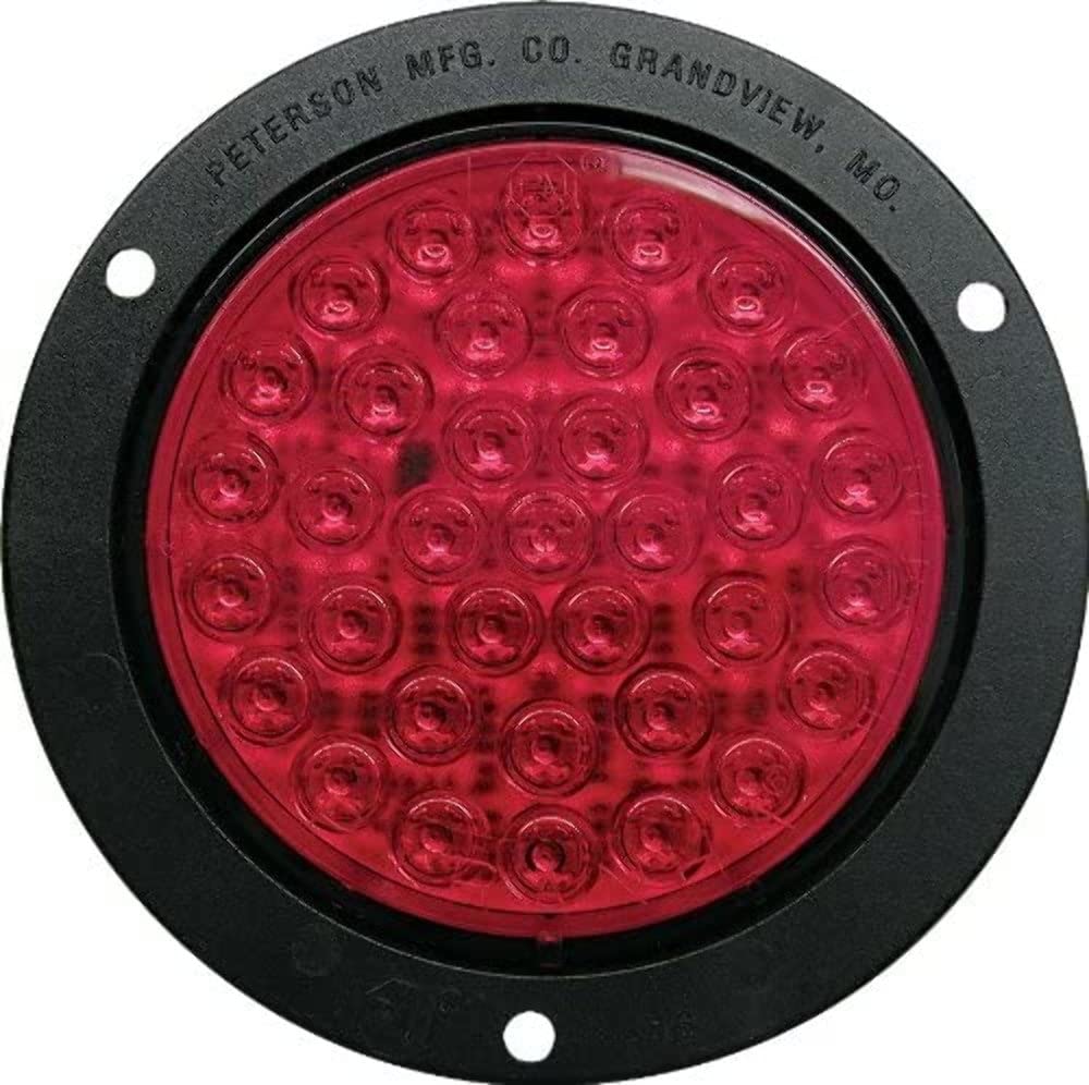 Piranha Round LED Auxiliary Strobe Light Peterson Manufacturing 418SR-2
