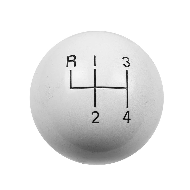 White Plastic Hurst Replacement Shifter Knob 1637626