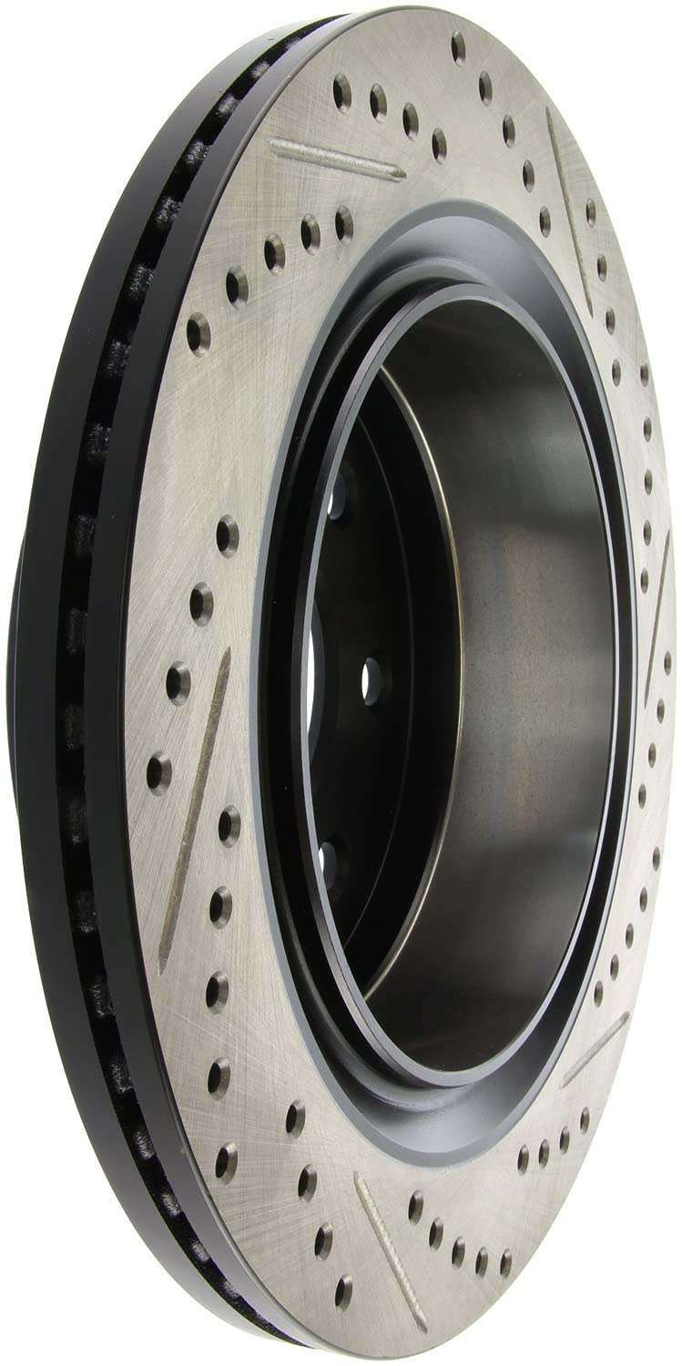 Sport Drilled/Slotted Brake Rotor StopTech 127.65133R (Rear Right), 1 Pack