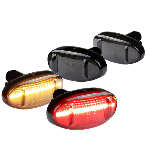 LSM-F25011GLED4P-VS SPEC-D TUNING Smoked Led Side Marker for 11-17 Ford F250