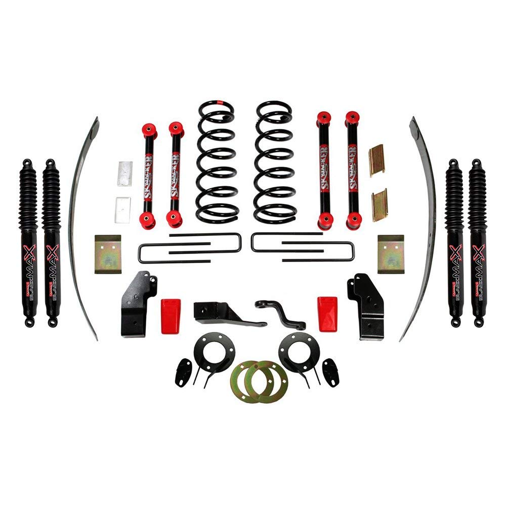 Skyjacker Suspension Lift Kit D452K-B w/Shock Black MAX Shocks 4-4.5 in. Lift