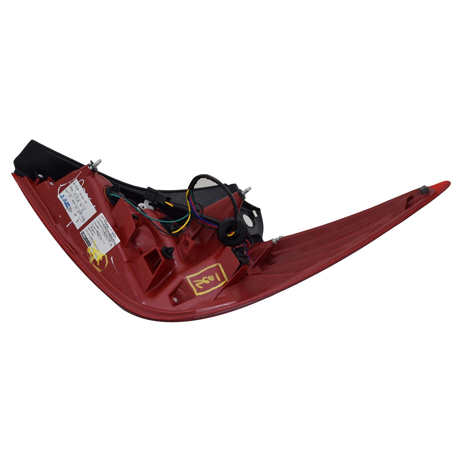 Left TYC Tail Light Assembly Compatible with 2007-2012 Nissan Versa