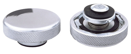 Billet Style Radiator Cap Trans-Dapt Performance 6017 Polished Aluminum 16 lb. Pressure Rating