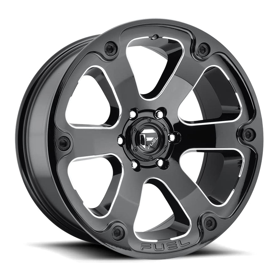 1PC Fuel D562 20X10 5X5.0 GL-BLK-MIL -18MM - D56220007347