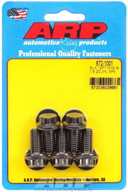 ARP Bolt, M10 x 1.50", Pack of 5 672-1001