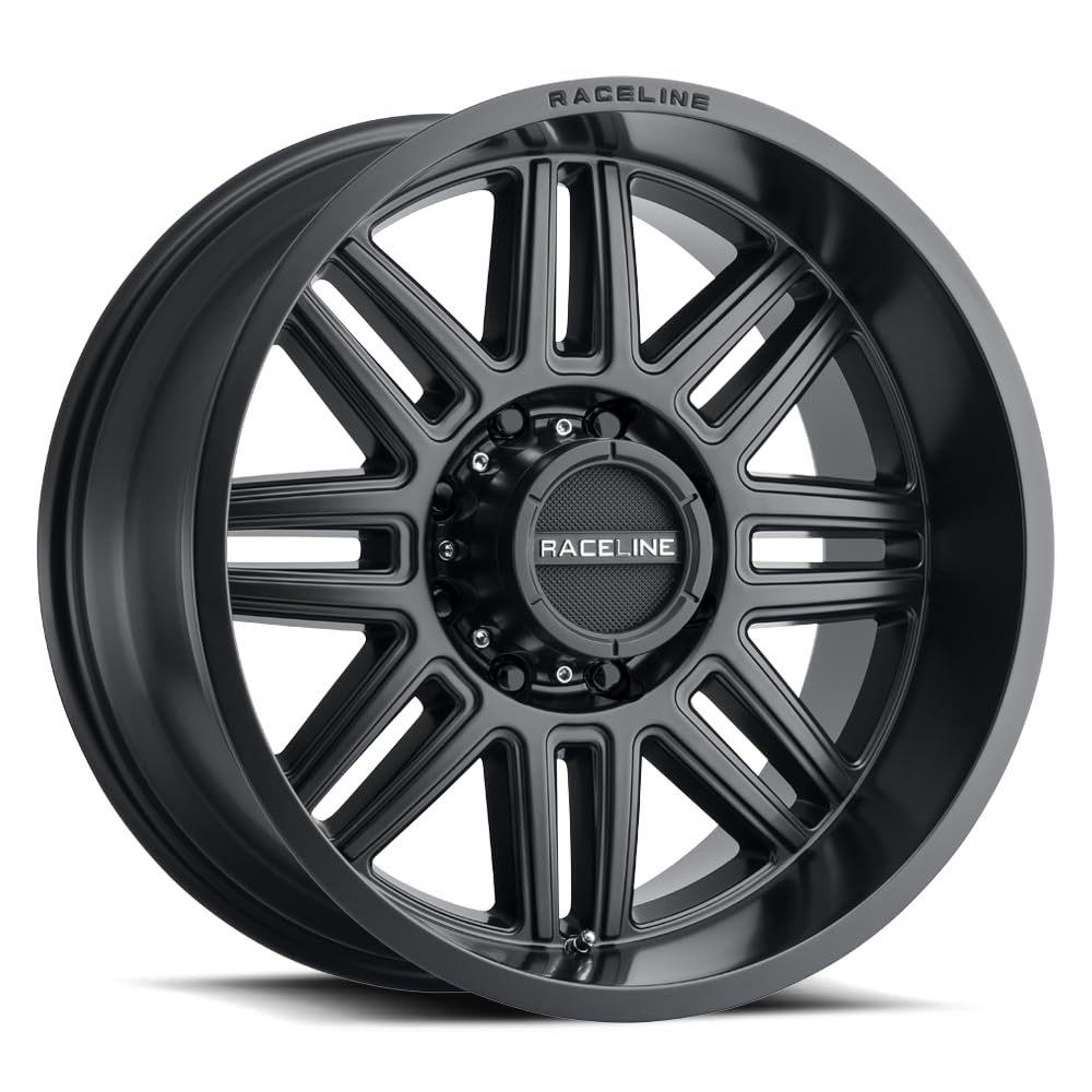 Satin Black Raceline Wheels 948B SPLIT Wheel (18 x 9. inches /8 x 170 mm, -12 mm Offset)