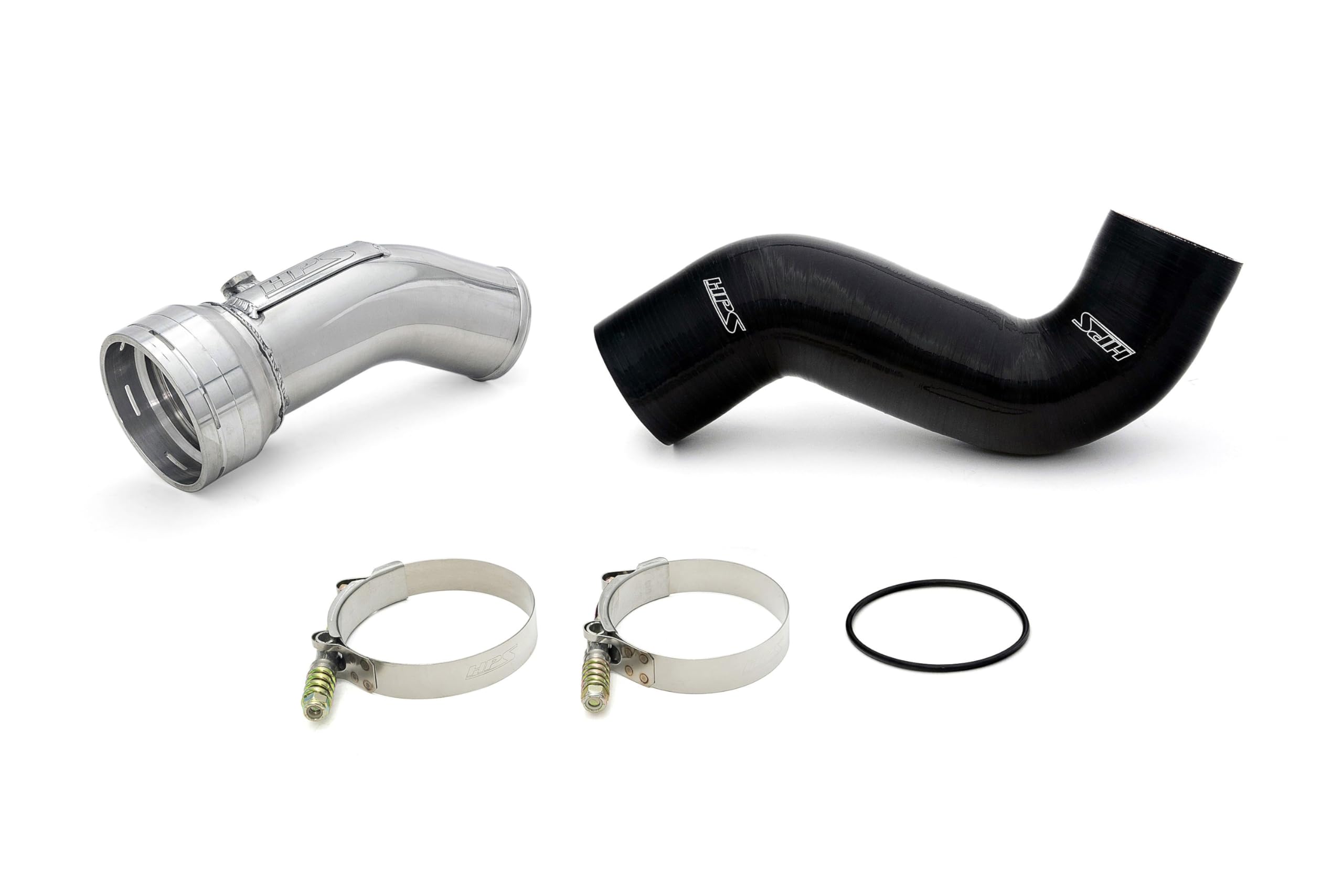 HPS Intercooler Charge Pipe Kit Cold Side Compatible for 2017-2023 Ford F250 F350 F450 F550 Superduty Powerstroke 6.7L Diesel Turbo, 17-155P