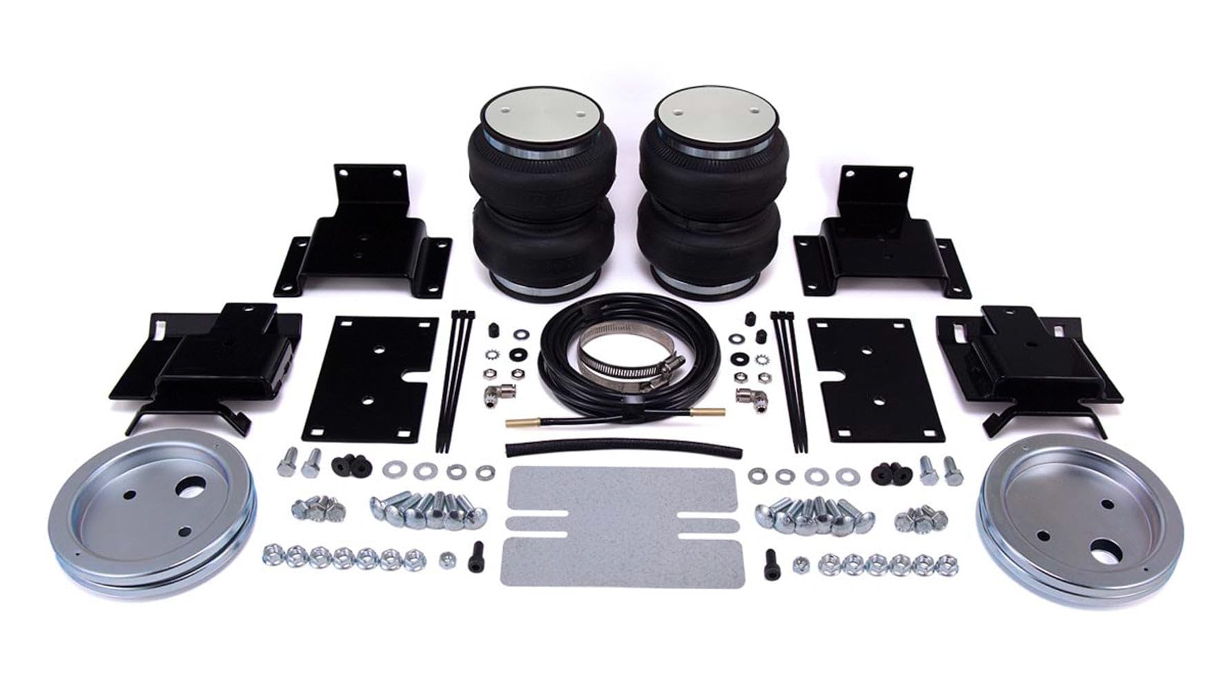 Air Lift 93365 Loadlifter Pro Series Air Spring Kit - Bags/Brackets/Lines - 5000 lb Capacity - Black Powder Coat Brackets - Rear - Dodge Ram Fullsize Truck 2011-20 - Kit