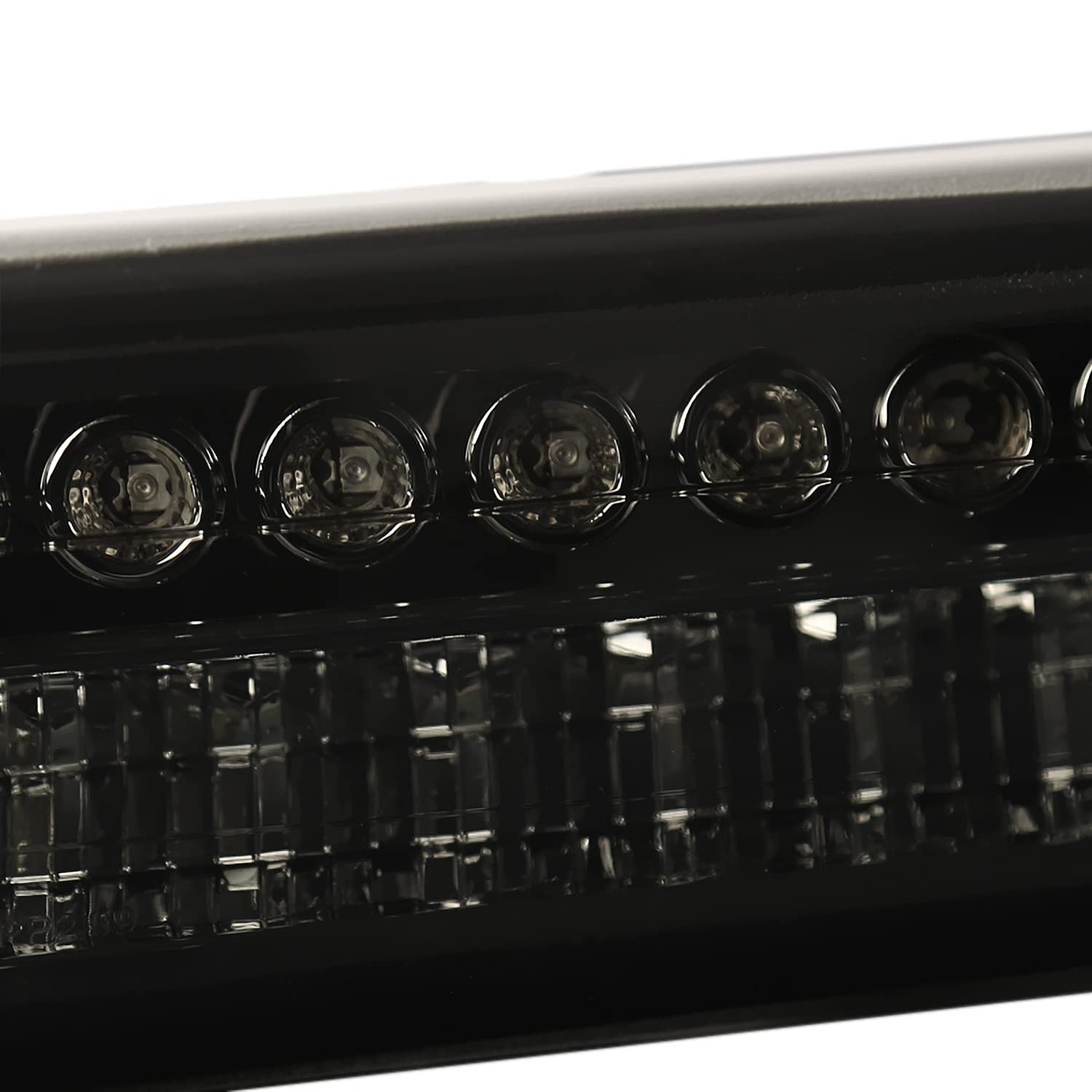 Smoke Headlights + LED Bumper Lights SPEC-D TUNING Compatible with 1999-2002 Chevy Silverado 2000-2006 Tahoe Suburban, Left + Right Pair Headlamps Assembly