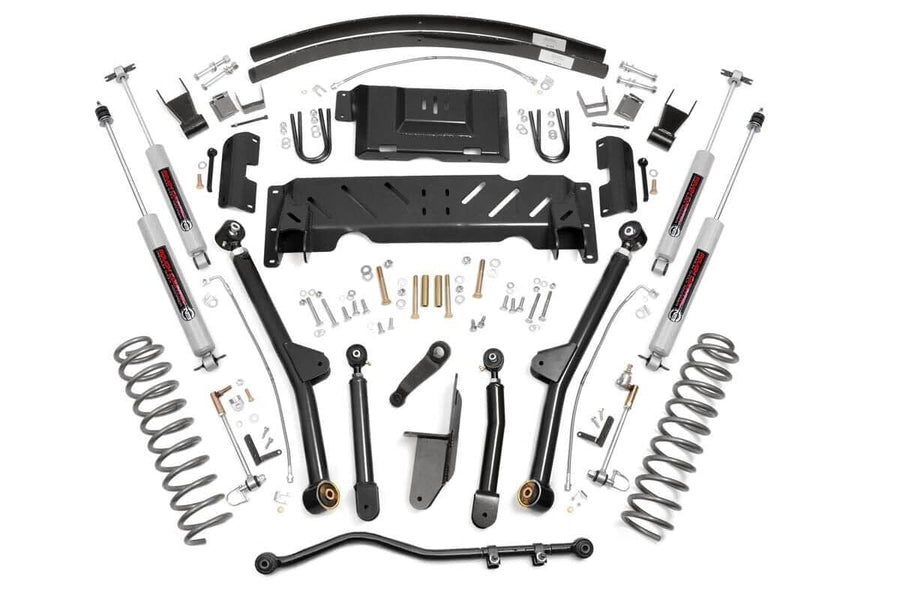4.5" Rough Country Lift Kit for 1984-2001 Jeep Cherokee XJ | 2.5/4.0L - 68922