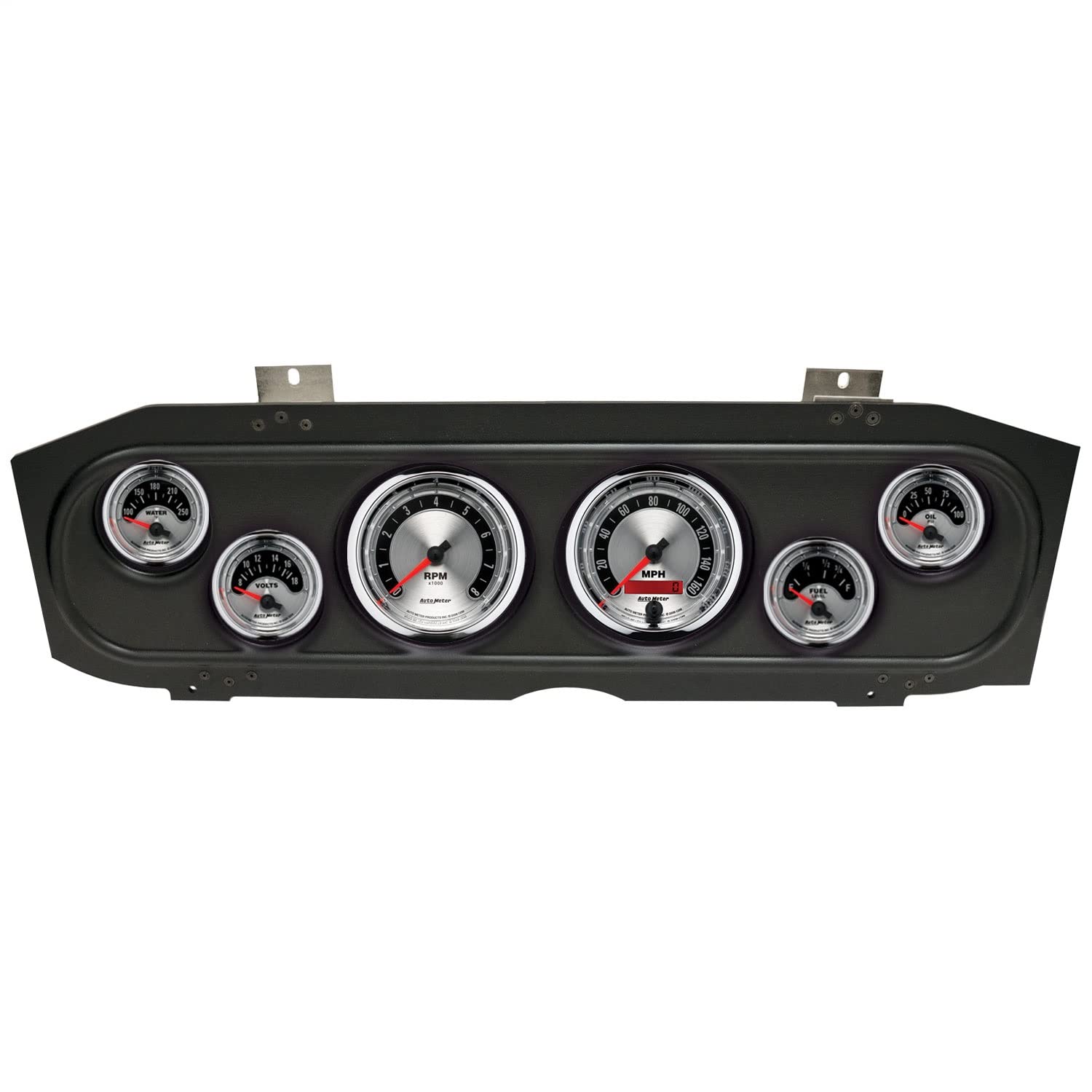 AutoMeter Dash Kit Direct Fit, (3 3/8" X2, 2 1/16" X4), MERC Cougar 69-70, American Muscle (2913-01)